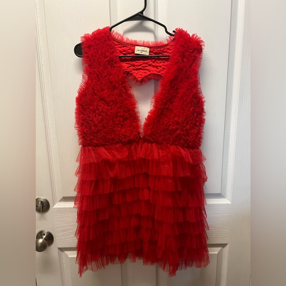 Lace & beads dress from ASOS